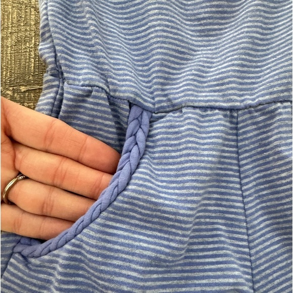 Miki Miette purple stripe romper 4 - Picture 8 of 8